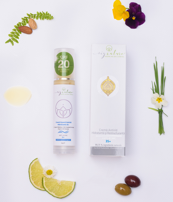 Cremă Ușoară Antirid - Hidratantă 35 + , 50 ml